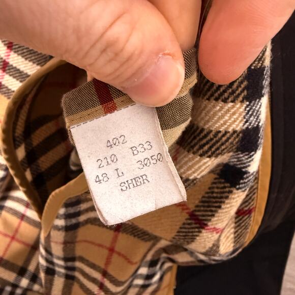 Burberry Black Mens 48 L Sher 3050 Car Coat Detachable Wool Novacheck Liner - Picture 3 of 16